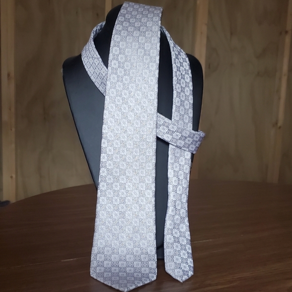 Stafford Other - RELISTED Stafford signature silver silk blend tie